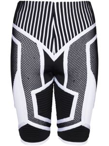 Balmain short cycliste en maille - Noir