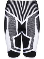 Balmain short cycliste en maille - Noir
