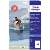 Avery-Zweckform Everyday Inkjet Photo Paper glossy 2415 Fotopapier DIN A4 160 g/m² 50 vellen Glanzend