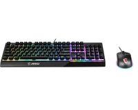 MSI Vigor GK30 Combo toetsenbord USB QWERTY Engels Zwart - thumbnail