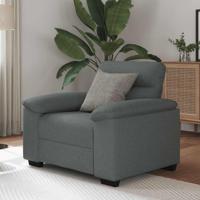 Fauteuil 60 cm stof donkergrijs