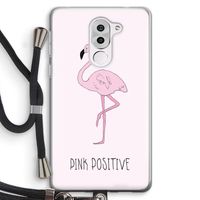Pink positive: Honor 6X Transparant Hoesje met koord