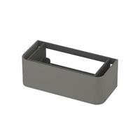 INK - Afgeronde Onderkast Gelakt 1 Lade Softclose Tbv Grepen - 1000x450x350 Mm - Mat Beton Groen