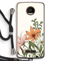Floral bouquet: Motorola Moto Z Force Transparant Hoesje met koord