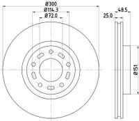 Remschijf 8DD355128241