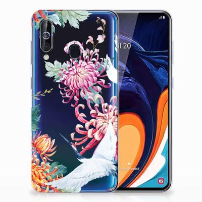 Samsung Galaxy A60 | TPU Hoesje | Bird Flowers