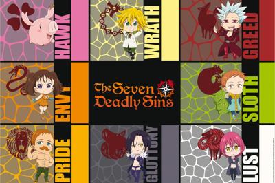 Poster The Seven Deadly Sins S3 Chibi Sins 91.5x61cm