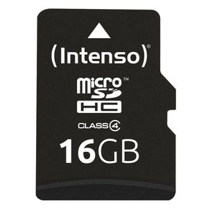 Intenso 3403470 flashgeheugen 16 GB MicroSDHC Klasse 4