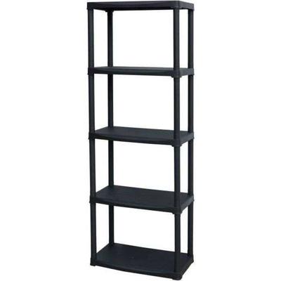 TOOD Resin Plank 5 planken - Hoogte 176 cm Breedte 60 cm - Zwart