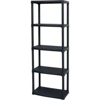 TOOD Resin Plank 5 planken - Hoogte 176 cm Breedte 60 cm - Zwart
