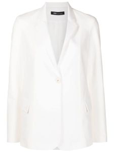 Uma | Raquel Davidowicz blazer boutonné à revers crantés - Blanc