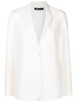 Uma | Raquel Davidowicz blazer boutonné à revers crantés - Blanc