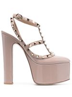 Valentino Garavani escarpins Rockstud 155 mm à plateforme - Tons neutres - thumbnail