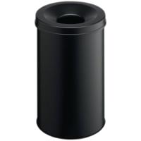 Durable Safe 330601 Prullenbak 30 l (Ø x h) 315 mm x 492 mm Metaal Zwart 1 stuk(s)