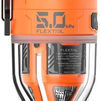 Flextail - Max Pump 3 - Elektrische Luchtbedpomp - 2-in-1 oplaadbare luchtpomp met hoge snelheid - Opblaaspomp - 500 L/Min - Inclusief lampje & meerdere opzetstukken - oranje