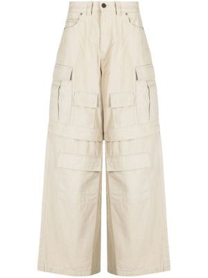AMBUSH pantalon ample à poches cargo - Tons neutres