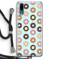 Donuts: Huawei P20 Transparant Hoesje met koord