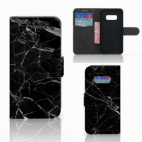 Samsung Galaxy S10e Bookcase Marmer Zwart - Origineel Cadeau Vader - thumbnail