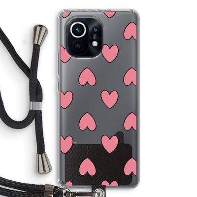 Ondersteboven verliefd: Xiaomi Mi 11 Transparant Hoesje met koord