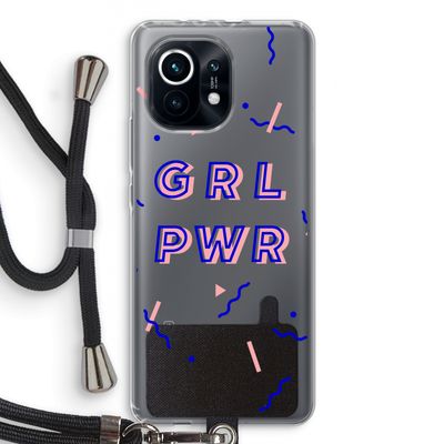 GRL PWR: Xiaomi Mi 11 Transparant Hoesje met koord
