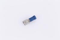 SPAHN bananenstekker flat plug-in sleeve insulated blue 100pcs.