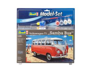 Revell Model Set Volkswagen T1 Samba Bus Busje miniatuur Montagekit 1:24