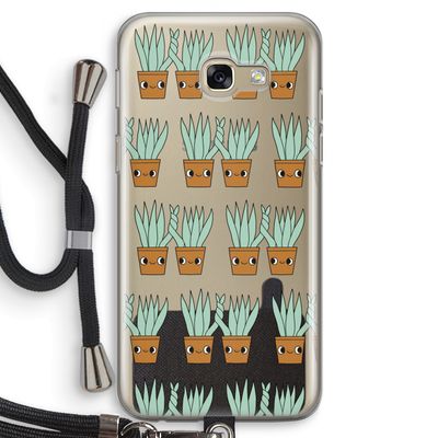 Sansevieria: Samsung Galaxy A5 (2017) Transparant Hoesje met koord