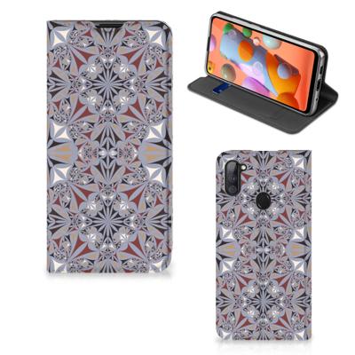 Samsung Galaxy M11 | A11 | Standcase | Flower Tiles