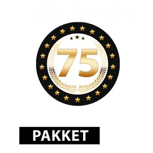 75 jaar versiering pakket klein