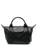 Longchamp mini sac Le Pliage en cuir - Noir - thumbnail