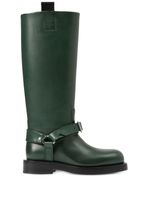 Burberry bottes Saddle en cuir - Vert