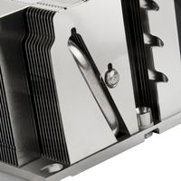 Silverstone XE02-3647N Processor Koeler 6 cm Aluminium, Zwart 1 stuk(s) - thumbnail