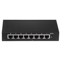 Edimax GS-1008E V2 netwerk-switch Unmanaged Gigabit Ethernet (10/100/1000) Zwart - thumbnail