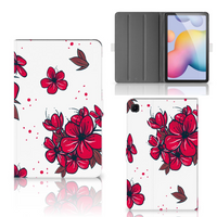 Samsung Galaxy Tab S6 Lite | S6 Lite (2022) Tablet Cover Blossom Red - thumbnail