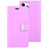 Voor iPhone 11 Pro MERCURY GOOSPERY RICH DIARY Crazy Horse textuur horizontale Flip lederen draagtas met houder & kaartsleuven & portemonnee (paars)