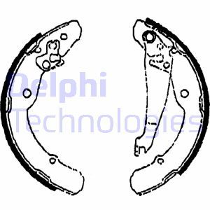 Remschoenset DELPHI, u.a. fÃ¼r VW, Seat, Skoda