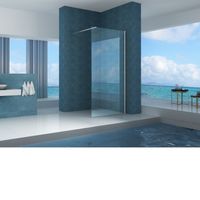 Outlet Inloopdouche 120 X 200 cm 8 mm Nano Antikalk Behandeling Aqua Splash - thumbnail