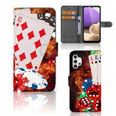 Samsung Galaxy A32 4G | Wallet Case | met Pasjes | Casino