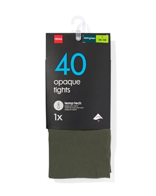 HEMA Temp tech panty 40denier groen (groen)