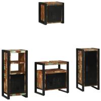 Badkamermeubelset met plank 4 pcs Multikleur 40 x 35 x 90 cm