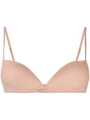 La Perla soutien-gorge à appliques fleurs - Tons neutres