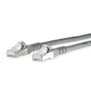 METZ CONNECT Patchkabel Cat.6A AWG 26, grijs, 1,5 m