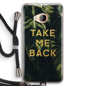 Take me back: HTC U Play Transparant Hoesje met koord