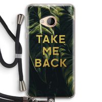 Take me back: HTC U Play Transparant Hoesje met koord