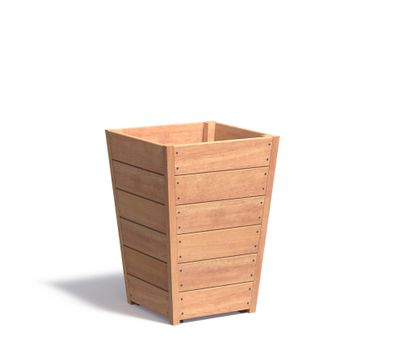 Hardhouten plantenbak TAP 60x60x85cm.