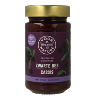 Your Organic Nature Fruit beleg zwarte bes bio 250 Gram