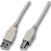 EFB Elektronik 0.5m USB 2.0 USB-kabel 0,5 m USB A USB B Grijs - thumbnail