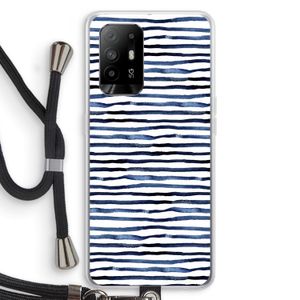 Verrassende lijnen: Oppo A94 5G Transparant Hoesje met koord