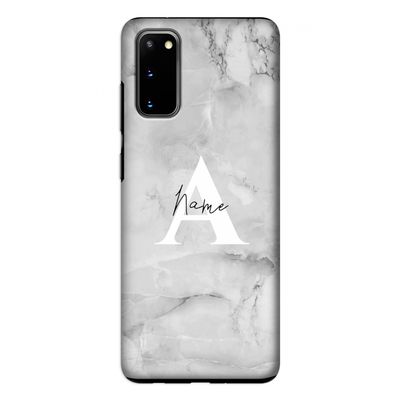 Ivory Marble: Samsung Galaxy S20 Tough Case