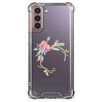 Samsung Galaxy S21 Plus Stevig Bumper Hoesje Boho Text